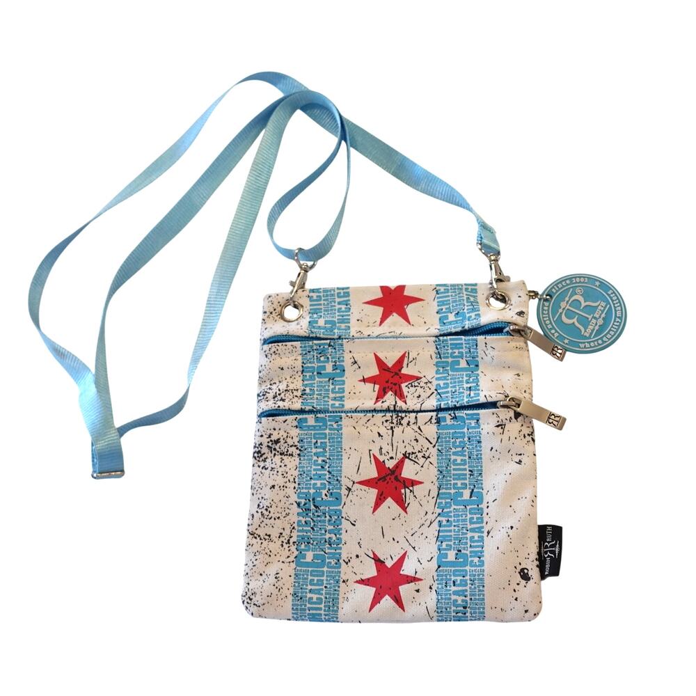 Robin Ruth crossover Chicago travel phone tote / bag
